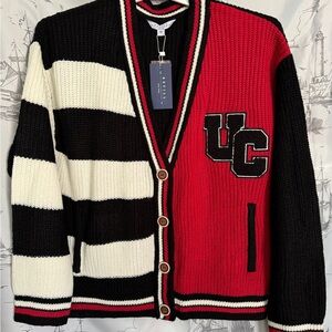 Brand new with the tags Sweater Red and Black White For Women Size XXL